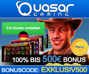 Quasar Gaming mit Novoline Spielen
